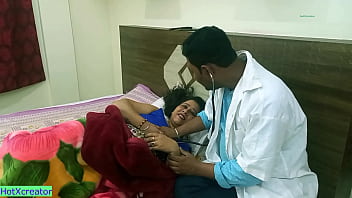 Sexy Indian housewife gets naughty treatment from a doctor who speaks dirty Bengali